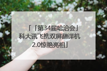 「第34届哈洽会」科大讯飞携双屏翻译机2.0惊艳亮相