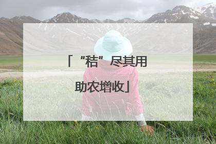 “秸”尽其用 助农增收