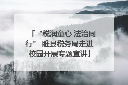 “税润童心 法治同行” 睢县税务局走进校园开展专题宣讲