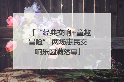 “经典交响+童趣冒险” 两场惠民交响乐圆满落幕