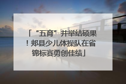 “五育”并举结硕果！郏县少儿体操队在省锦标赛勇创佳绩