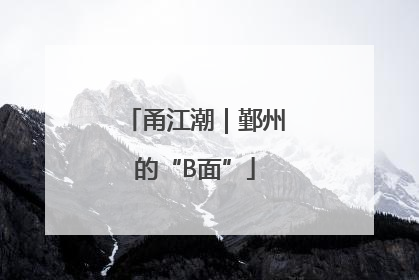 甬江潮｜鄞州的“B面”