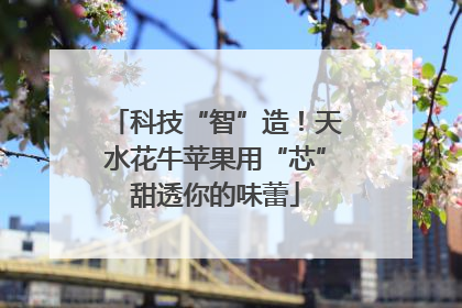 科技“智”造！天水花牛苹果用“芯”甜透你的味蕾