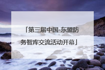 第三届中国-东盟防务智库交流活动开幕