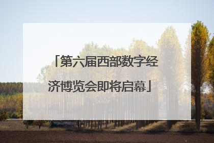 第六届西部数字经济博览会即将启幕