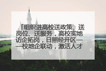 组织进高校送政策、送岗位、送服务，高校实地访企拓岗，日照经开区——校地企联动，激活人才发展“引擎”