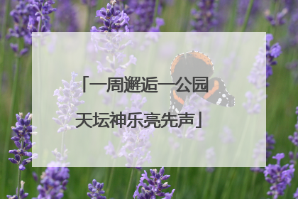 一周邂逅一公园 天坛神乐亮先声