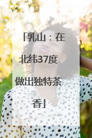 乳山：在北纬37度做出独特茶香