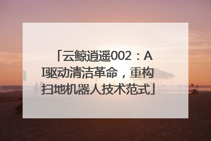 云鲸逍遥002：AI驱动清洁革命，重构扫地机器人技术范式