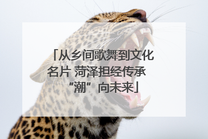 从乡间歌舞到文化名片 菏泽担经传承“潮”向未来