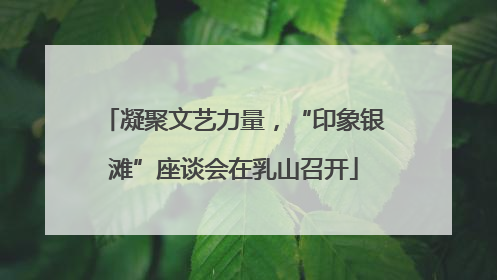 凝聚文艺力量，“印象银滩”座谈会在乳山召开