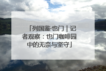 列国鉴·也门｜记者观察：也门咖啡园中的无奈与坚守