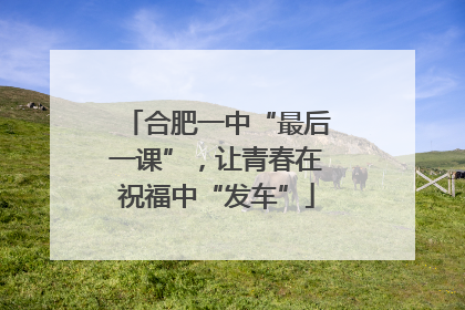 合肥一中“最后一课”，让青春在祝福中“发车”