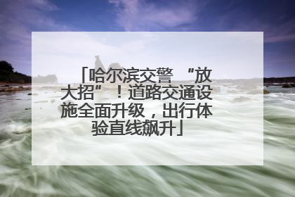 哈尔滨交警 “放大招”！道路交通设施全面升级，出行体验直线飙升
