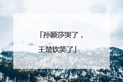 孙颖莎哭了，王楚钦笑了