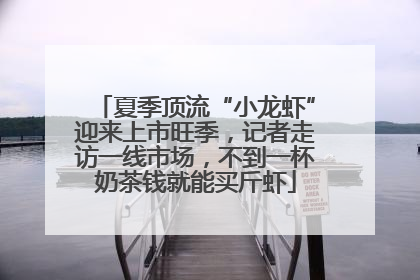 夏季顶流“小龙虾”迎来上市旺季，记者走访一线市场，不到一杯奶茶钱就能买斤虾