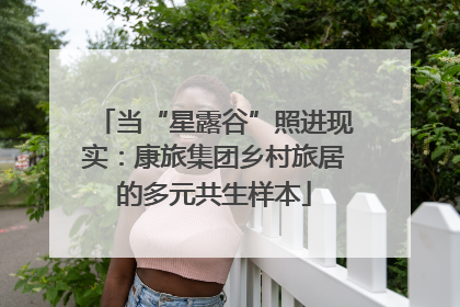 当“星露谷”照进现实：康旅集团乡村旅居的多元共生样本