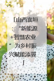 山西襄垣：“新能源+智慧农业”为乡村振兴赋能添翼