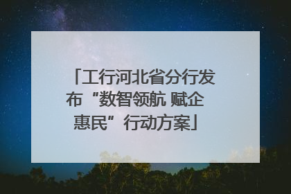 工行河北省分行发布“数智领航 赋企惠民”行动方案