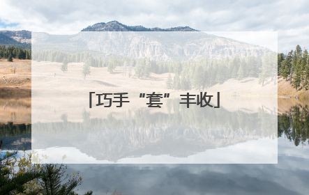 巧手“套”丰收