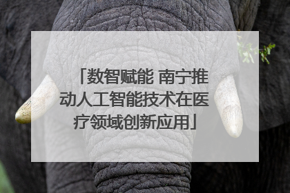数智赋能 南宁推动人工智能技术在医疗领域创新应用