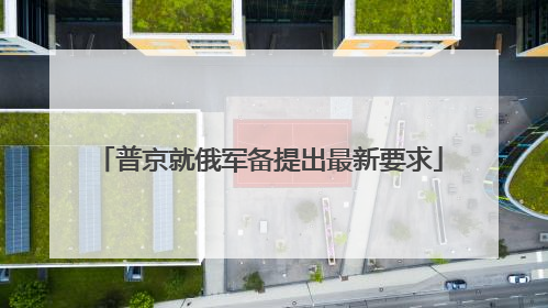 普京就俄军备提出最新要求