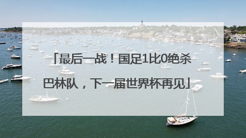 最后一战！国足1比0绝杀巴林队，下一届世界杯再见