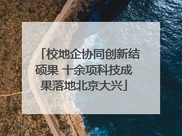 校地企协同创新结硕果 十余项科技成果落地北京大兴