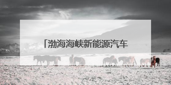 渤海海峡新能源汽车海上运输专线开通