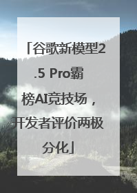 谷歌新模型2.5 Pro霸榜AI竞技场，开发者评价两极分化