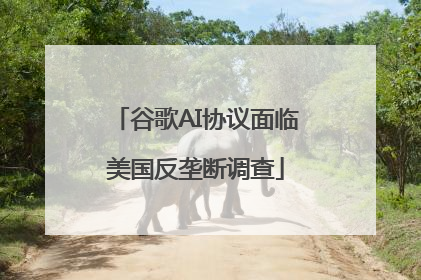 谷歌AI协议面临美国反垄断调查