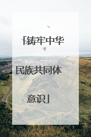 铸牢中华民族共同体意识