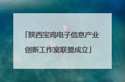陕西宝鸡电子信息产业创新工作室联盟成立