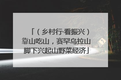 （乡村行·看振兴）靠山吃山，赛罕乌拉山脚下兴起山野菜经济