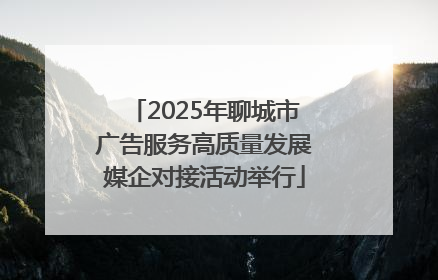 2025年聊城市广告服务高质量发展媒企对接活动举行