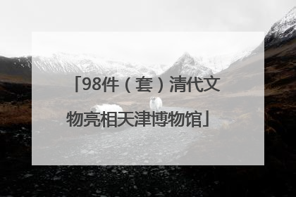 98件（套）清代文物亮相天津博物馆