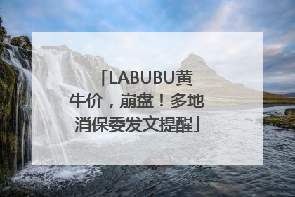 LABUBU黄牛价，崩盘！多地消保委发文提醒