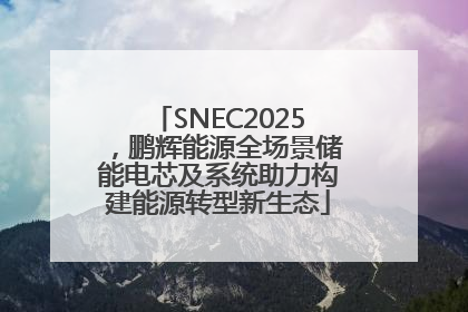 SNEC2025，鹏辉能源全场景储能电芯及系统助力构建能源转型新生态